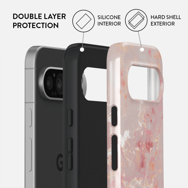 Burga Google Pixel 9 Pro XL Cover Tough Golden Coral