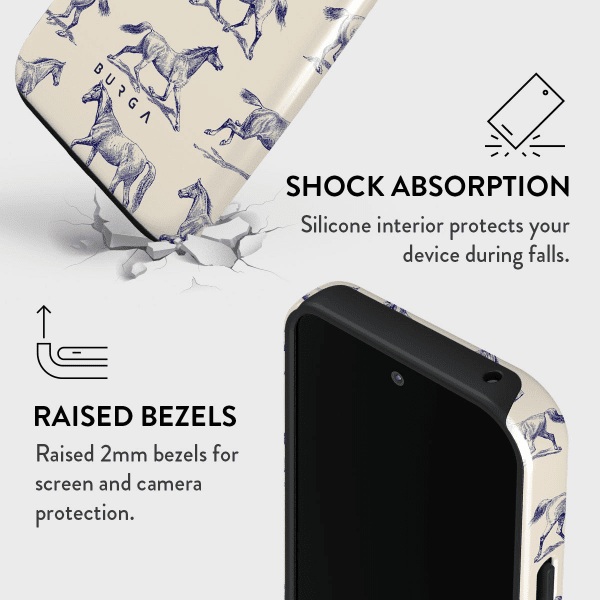 Burga Google Pixel 9/Pixel 9 Pro Cover Tough Derby Race