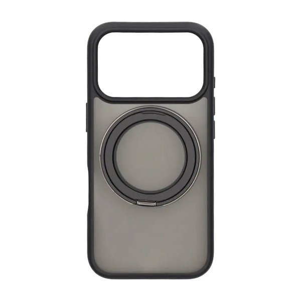 iPhone 17 Pro Cover Roterbart MagSafe Stativ Sort