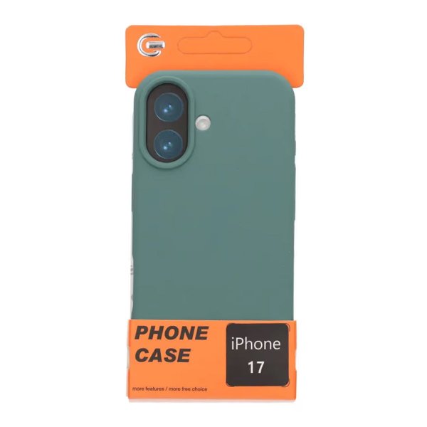 iPhone 17 Cover Flydende Silikone Grøn
