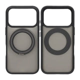 iPhone 17 Pro Cover Roterbart MagSafe Stativ Sort