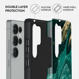 Burga Samsung Galaxy S25 Cover Tough Emerald Pool