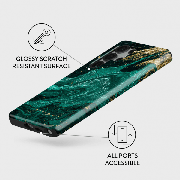 Burga Samsung Galaxy S25 Plus Cover Tough Emerald Pool