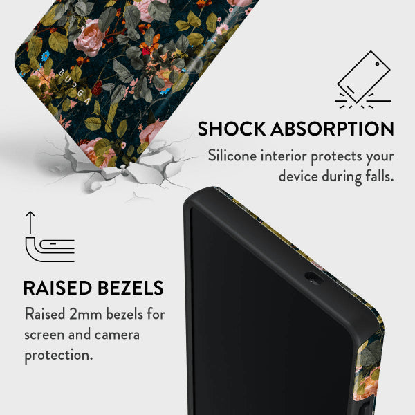Burga Samsung Galaxy S25 Ultra Cover Tough Bloomy Garden