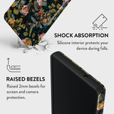 Burga Samsung Galaxy S25 Plus Cover Tough Bloomy Garden