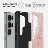 Burga Samsung Galaxy S25 Plus Cover Tough Golden Coral