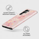 Burga Samsung Galaxy S25 Cover Tough Golden Coral