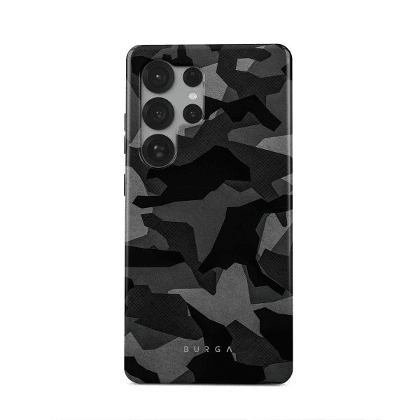 Burga Samsung Galaxy S25 Cover Tough Night Black Camo