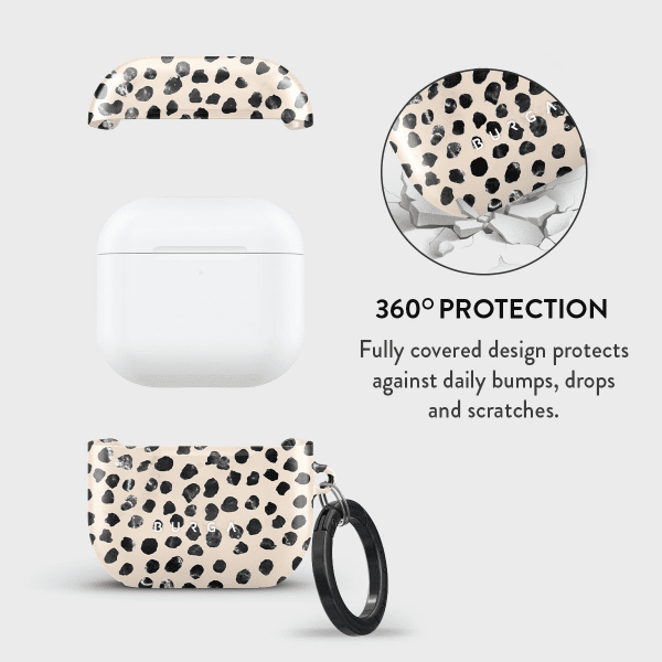 Burga AirPods 4 Cover Design Almond Latte