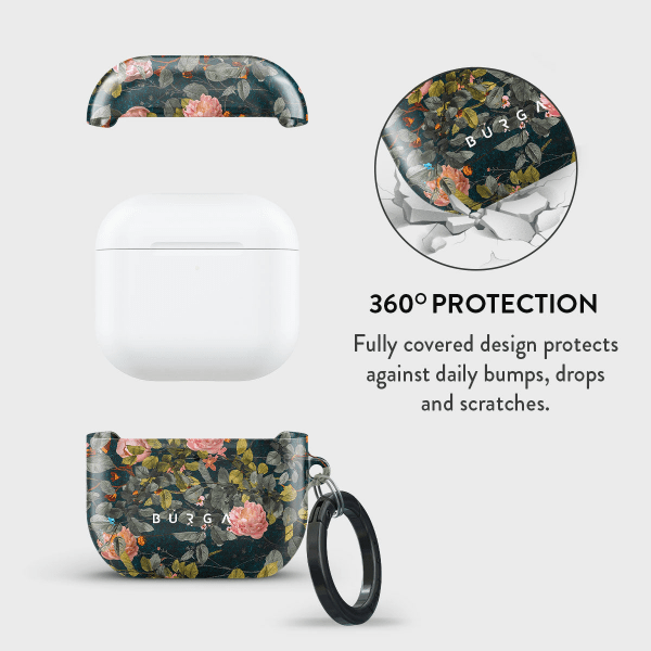 Burga AirPods 4 Cover Design Bloomy Garden