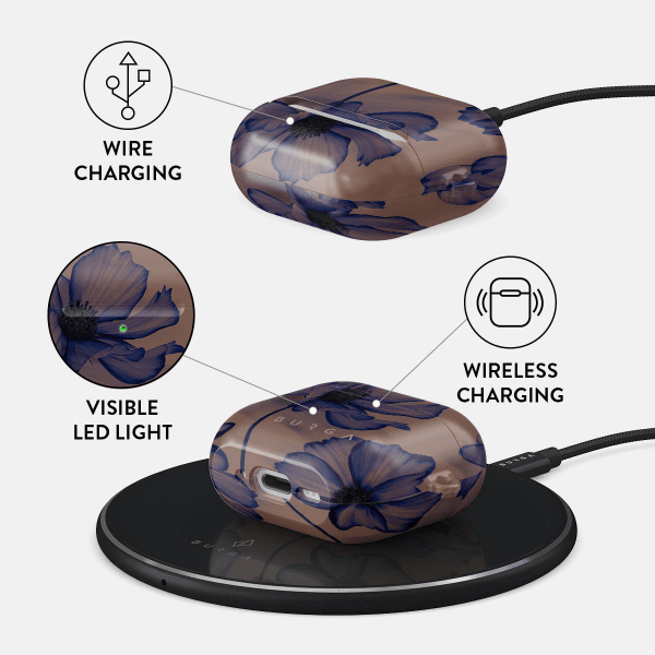 Burga AirPods 4 Cover Design Velvet Night