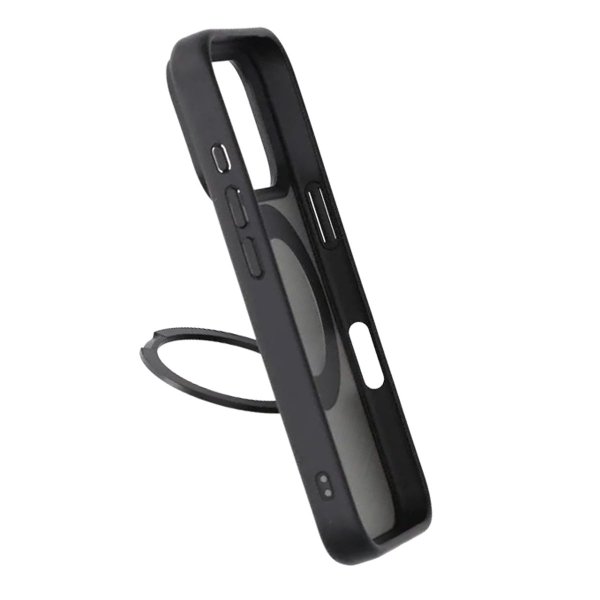 iPhone 17 Pro Cover Roterbart MagSafe Stativ Sort