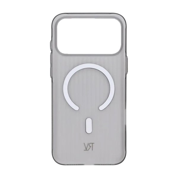 Rvelon iPhone 17 Pro Max Cover Bølget MagSafe Grå