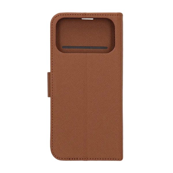 iPhone 17 Pro Etui med Kreditkortholder Stativfunktion Brun