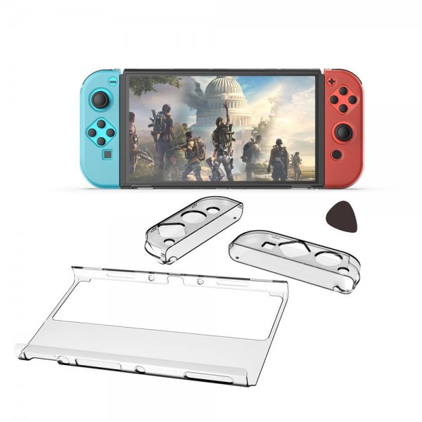 Dobe 3-i-1 Gennemsigtigt Cover til Nintendo Switch OLED