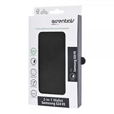 Essentials Samsung Galaxy S24 FE Etui 2-i-1 Vegansk Læder Sort