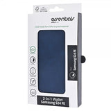 Essentials Samsung Galaxy S24 FE Etui 2-i-1 Vegansk Læder Blå