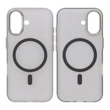 iPhone 17 Cover Kameraramme MagSafe Transparent Sort