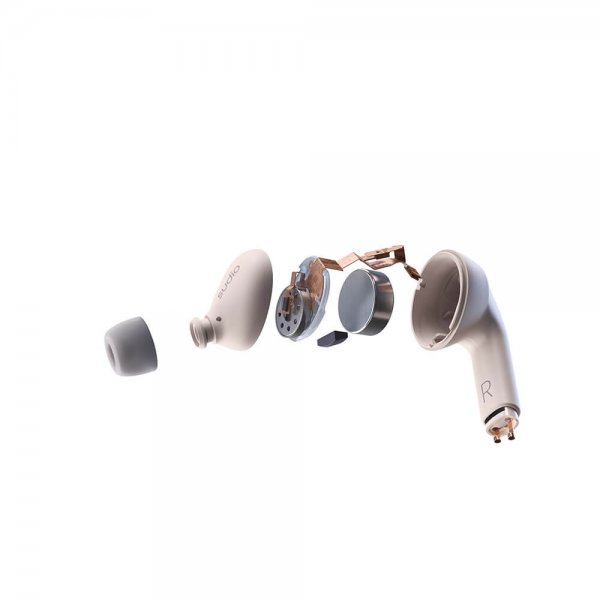 Sudio E2 Trådløse Høretelefoner In-Ear TWS ANC Chalk