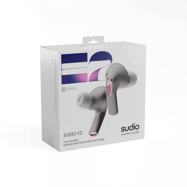 Sudio E2 Trådløse Hovedtelefoner In-Ear TWS ANC Slate Grey