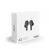 Sudio Høretelefoner In-Ear A2 True Wireless ANC Antracit