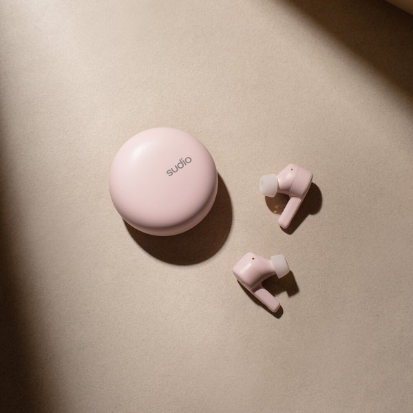 Sudio Hovedtelefoner In-Ear A2 True Wireless ANC Rosa