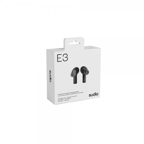 Sudio Hovedtelefoner E3 True Wireless ANC Sort