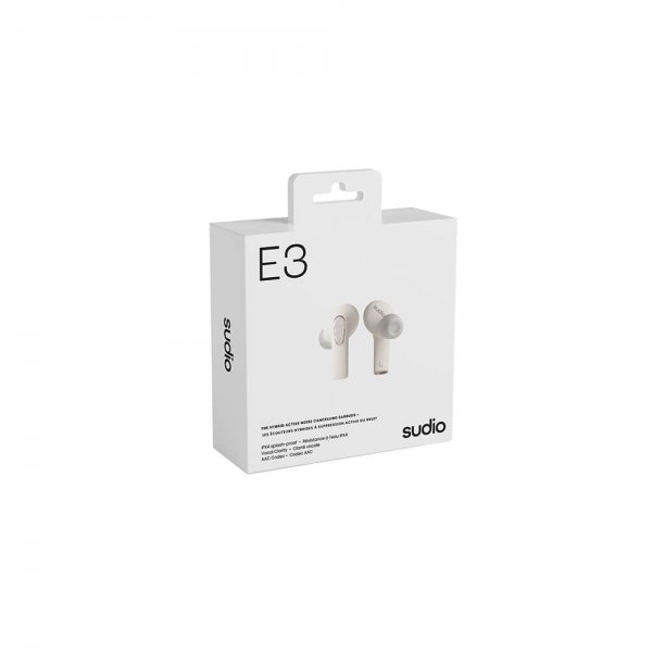 Sudio Hovedtelefoner E3 True Wireless ANC Hvid