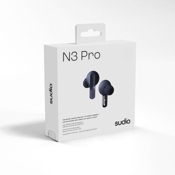 Sudio Trådløse Høretelefoner N3 Pro ANC Midnight Navy