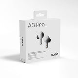 Sudio Trådløse Høretelefoner A3 Pro ANC Fog White