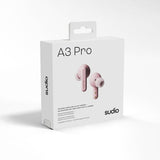 Sudio Trådløse Høretelefoner A3 Pro ANC Blush Pink