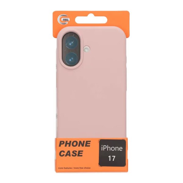 iPhone 17 Cover Liquid Silikone Rosa