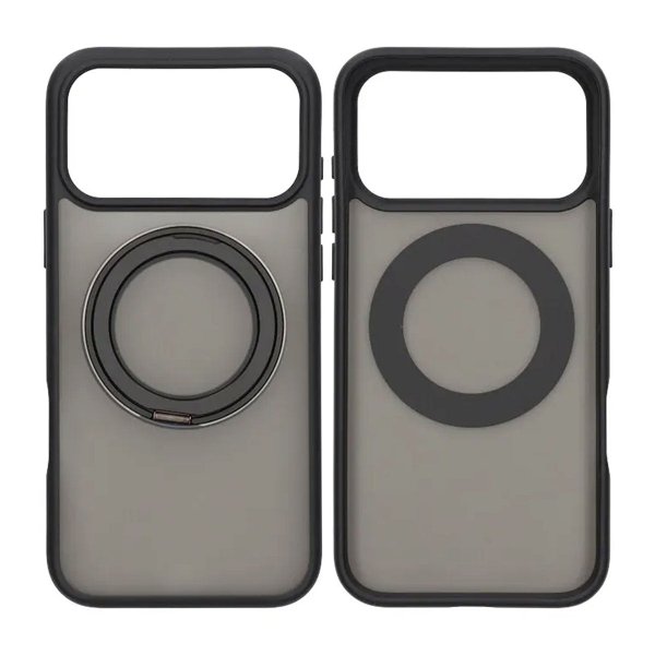 iPhone 17 Pro Max Cover Roterbart MagSafe Stativ Sort