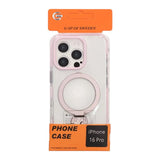 iPhone 16 Pro Cover Ringstander MagSafe Rosa