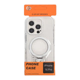 iPhone 16 Pro Cover Ringstativ MagSafe Transparent