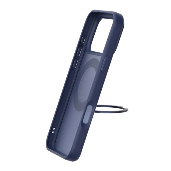 iPhone 17 Pro Max Cover Roterbart MagSafe Stativ Blå