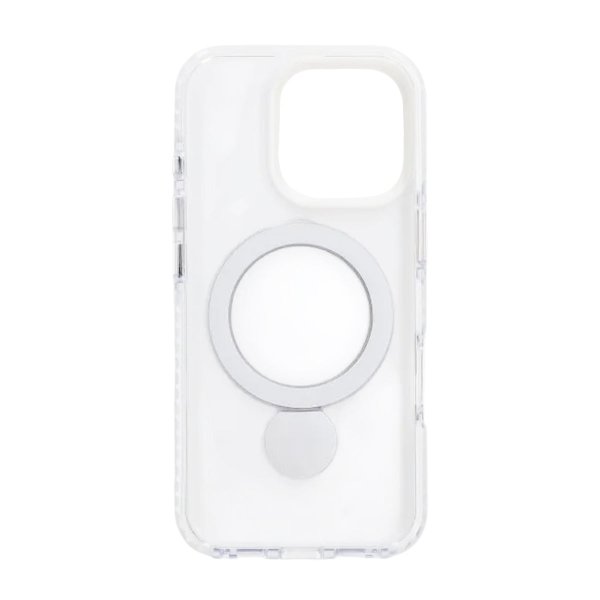 iPhone 16 Pro Cover Ringstativ MagSafe Transparent