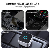 4smarts 2-i-1 Trådløs Apple CarPlay/Android Auto Adapter