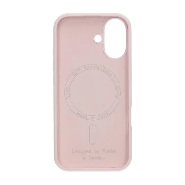 Rvelon iPhone 17 Cover Silikone MagSafe Lyserød