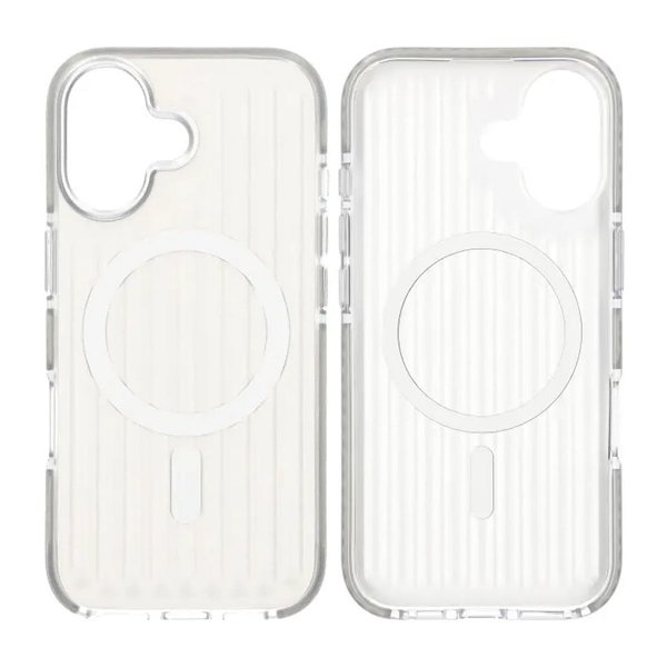 iPhone 17 Cover Riflet MagSafe Sølv