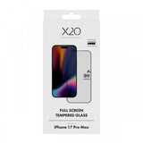 X2O iPhone 17 Pro Max Skærmbeskyttelse Fuld Skærm