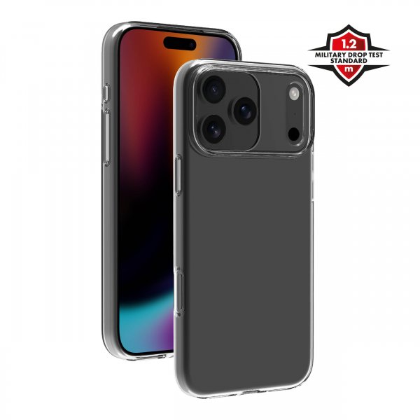 X2O iPhone 17 Pro Max Cover Soft Clear Transparent