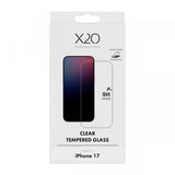 X2O iPhone 17 Skærmbeskyttelse Hærdet Beskyttelsesglas 9H