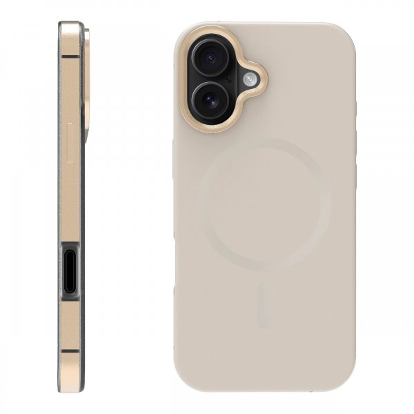 X2O iPhone 17 Cover Mag Metal Guld