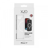 X2O iPhone 17 Cover Mag Clear Transparent
