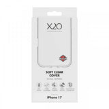 X2O iPhone 17 Cover Soft Clear Cover Transparent