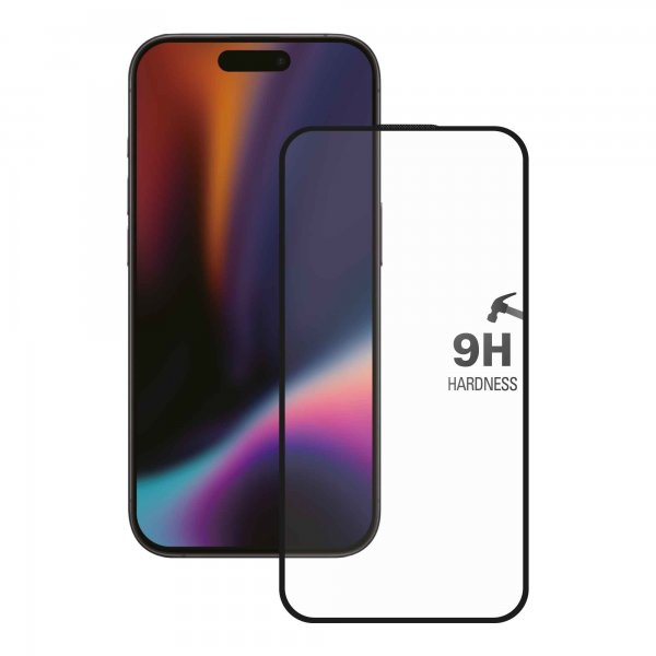 X2O iPhone 14 Pro/iPhone 15 Skærmbeskytter Fuld Skærm