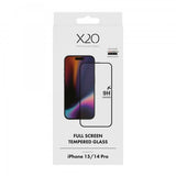 X2O iPhone 14 Pro/iPhone 15 Skærmbeskytter Fuld Skærm