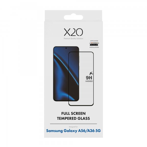 X2O Samsung Galaxy A36/Galaxy A56 Skærmbeskyttelse Fuld Skærm