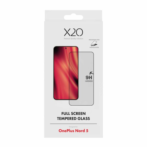 X2O OnePlus Nord 5 Skærmbeskyttelse Fuld Skærm